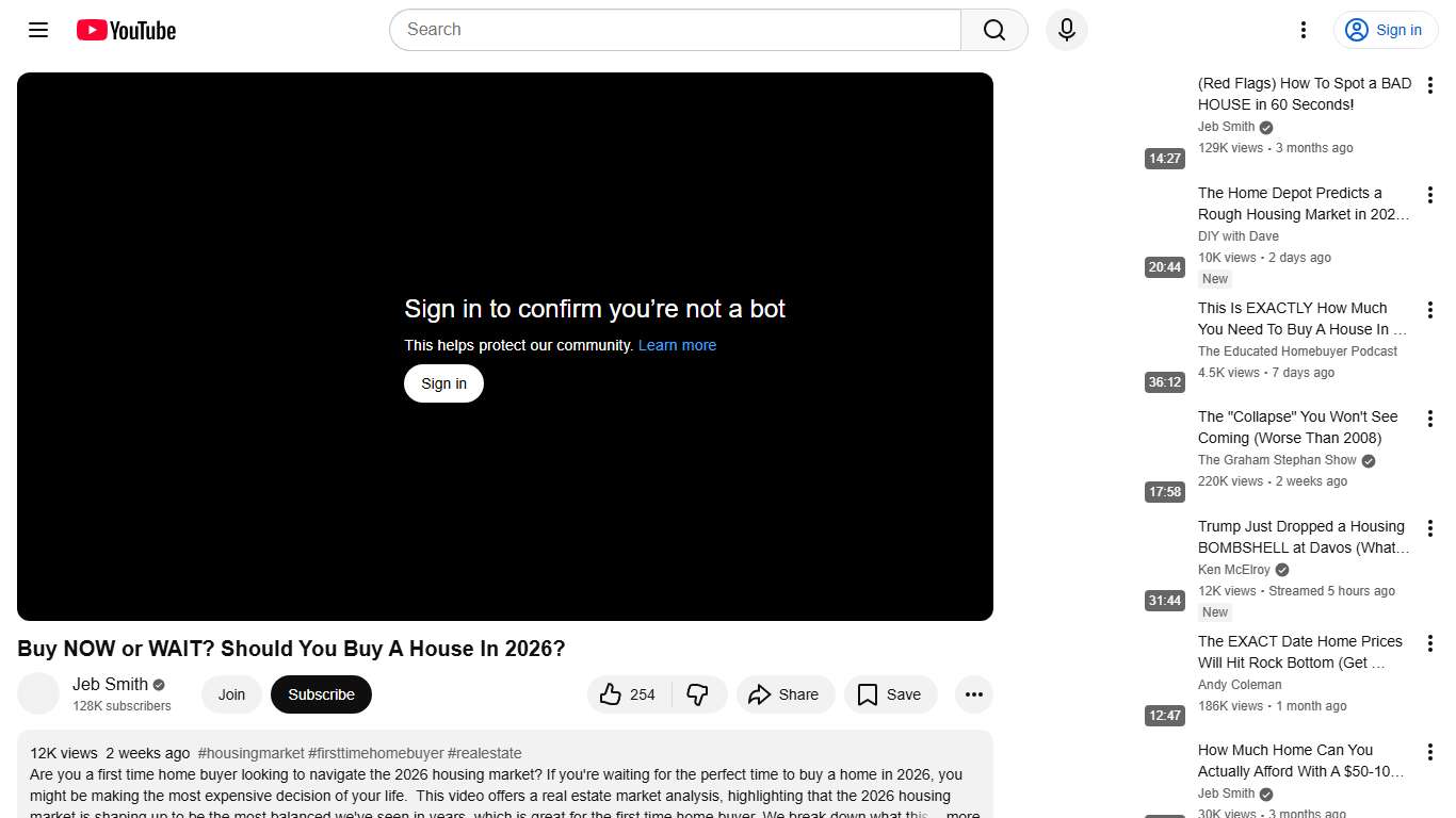 Buy NOW or WAIT? Should You Buy A House In 2026? - YouTube